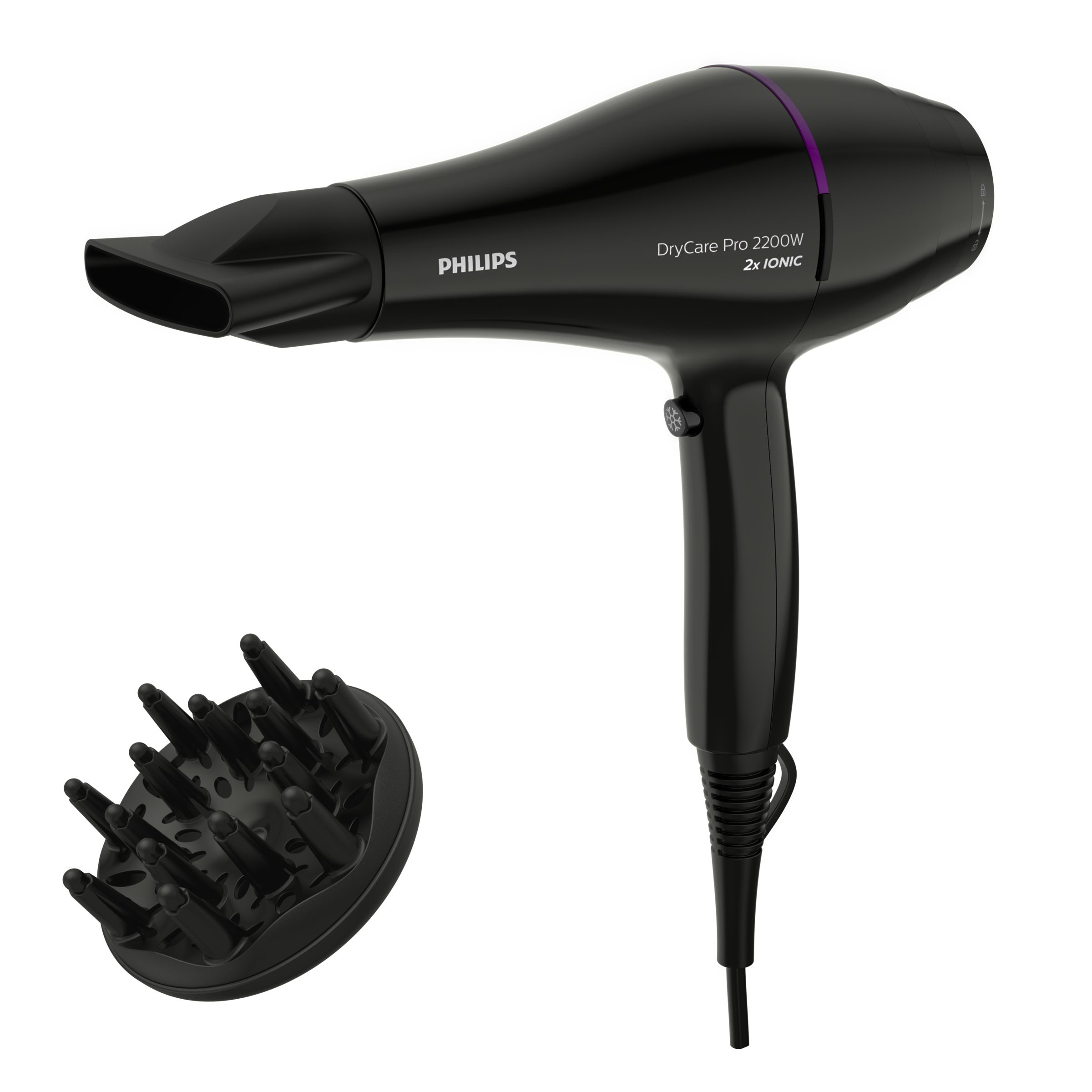 Philips DryCare Asciugacapelli professionale con asciugatura veloce e