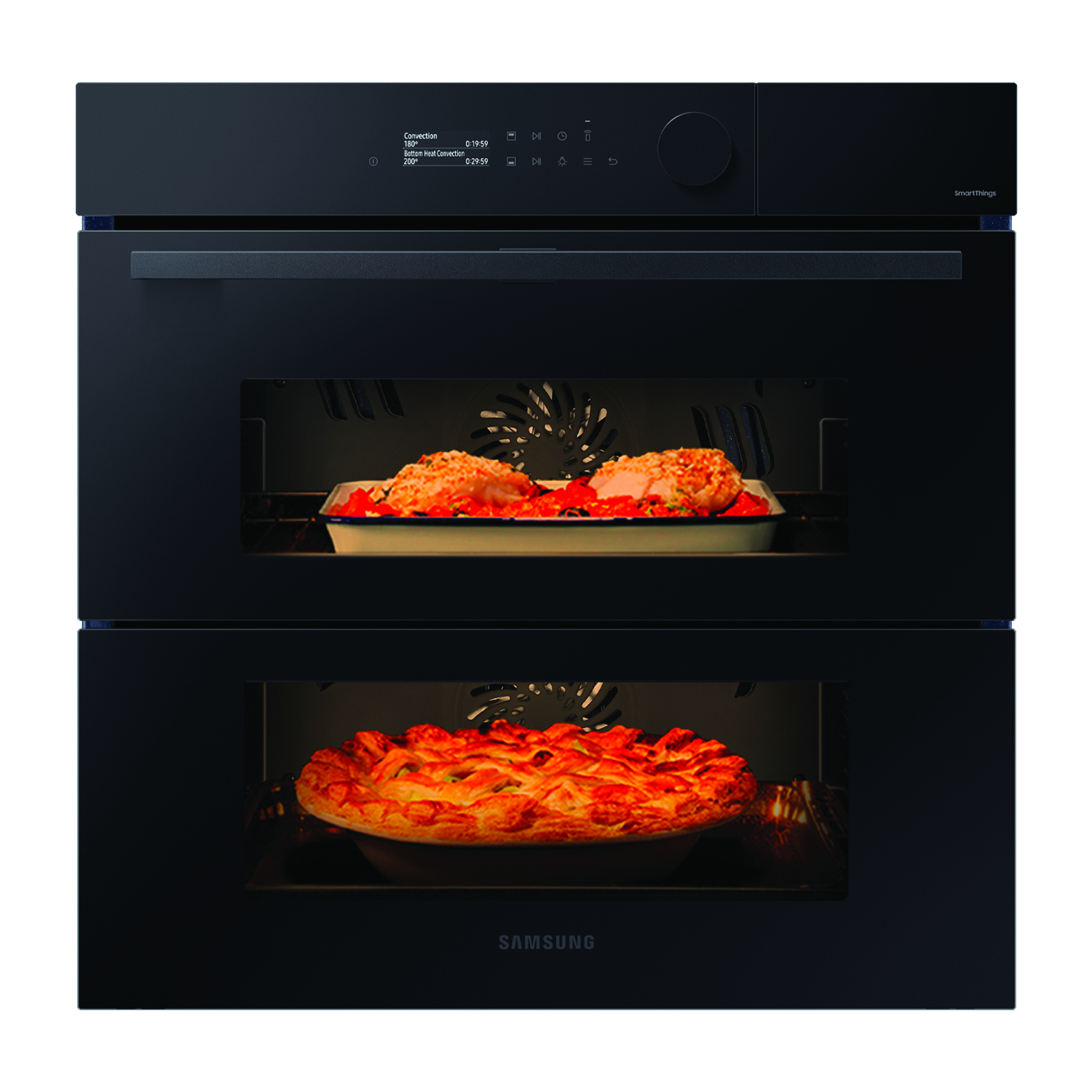 Samsung NV7B5760WBK Forno ad incasso a Vapore Serie 5 76 L A+ Vetro Ne