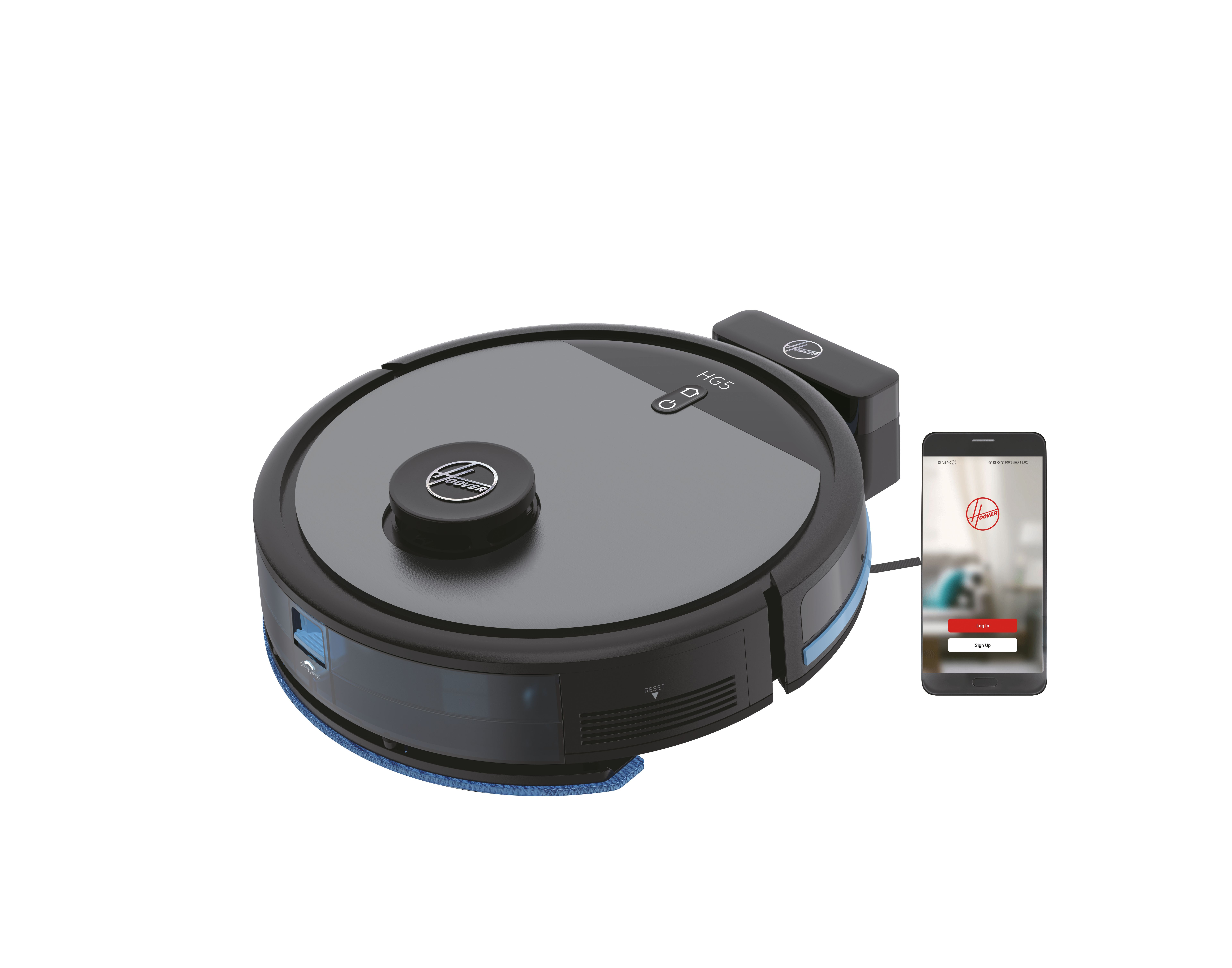 Hoover HG530H 011 0,2 L Senza sacchetto Grigio