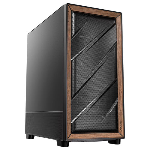 Antec FLUX SE Midi Tower Nero, Legno