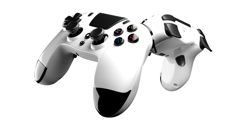 Gioteck VX4 Bianco Bluetooth Gamepad Analogico/Digitale PC, PlayStatio