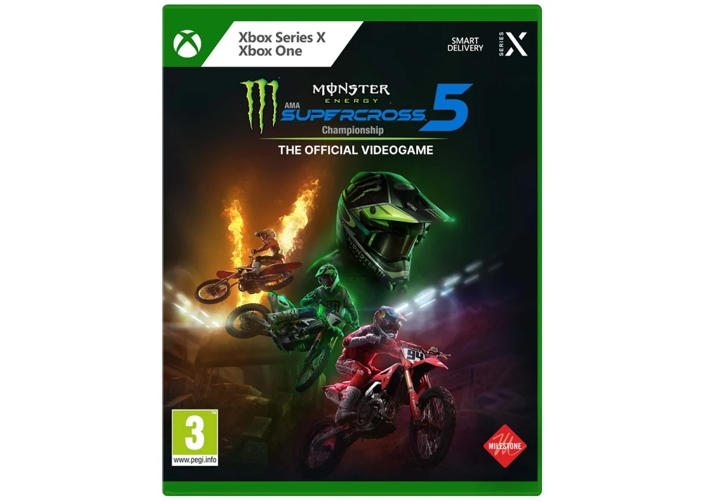 Milestone Monster Energy Supercross 5 Standard Inglese, ESP, ITA, Fran