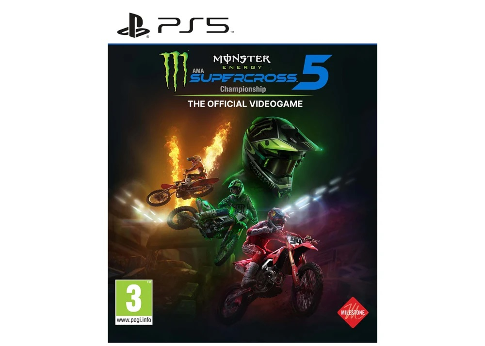 Milestone Monster Energy Supercross 5 Standard Tedesca, Inglese, ESP,
