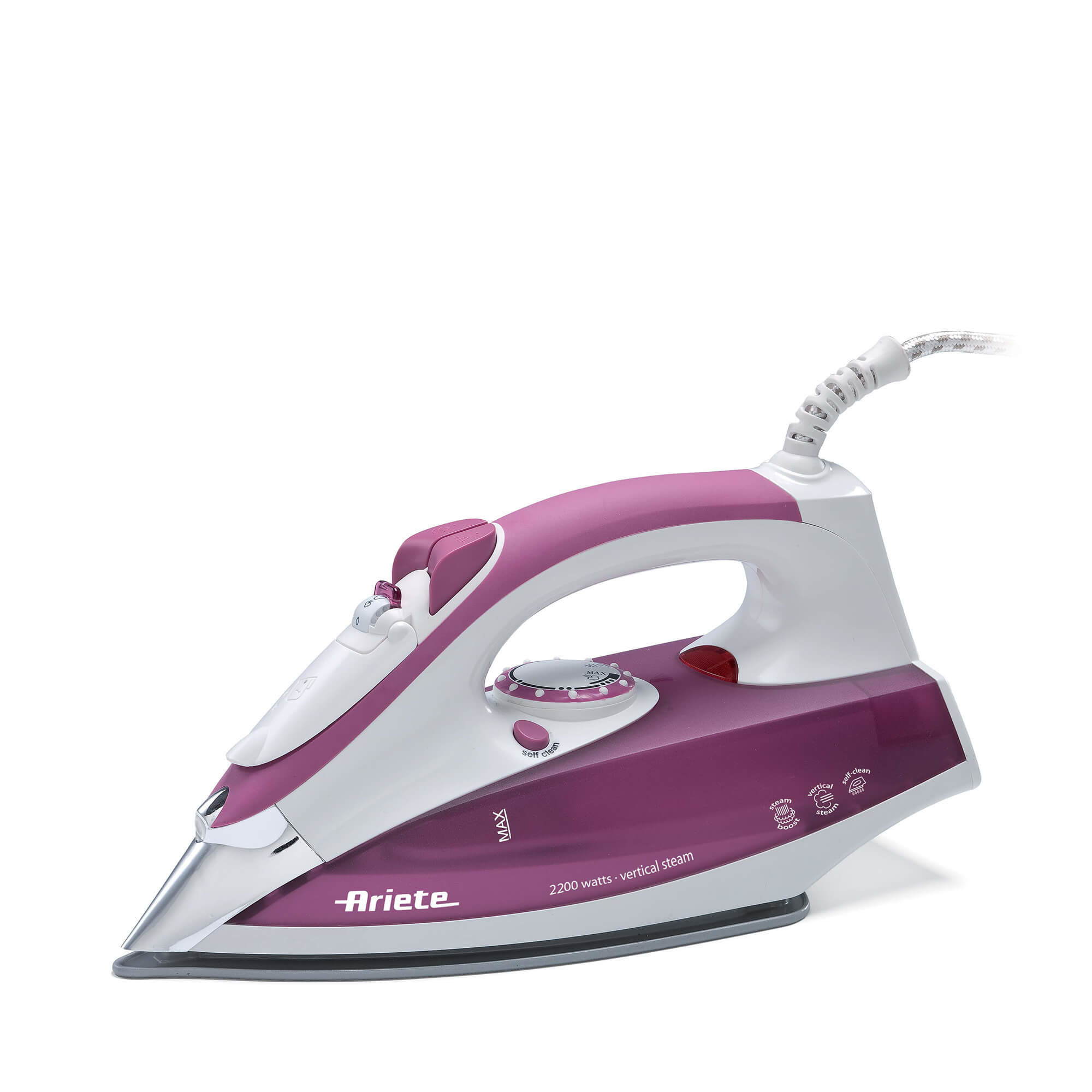 Ariete 6215 Steam Iron 2200W - piastra in acciaio inox - Serbatoio 280