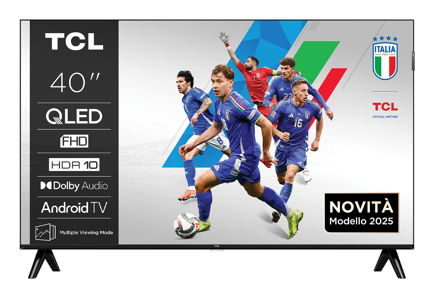 TCL S59K Serie Smart TV QLED FHD 40" 40S59K, Dolby Audio, HDR10, Andro