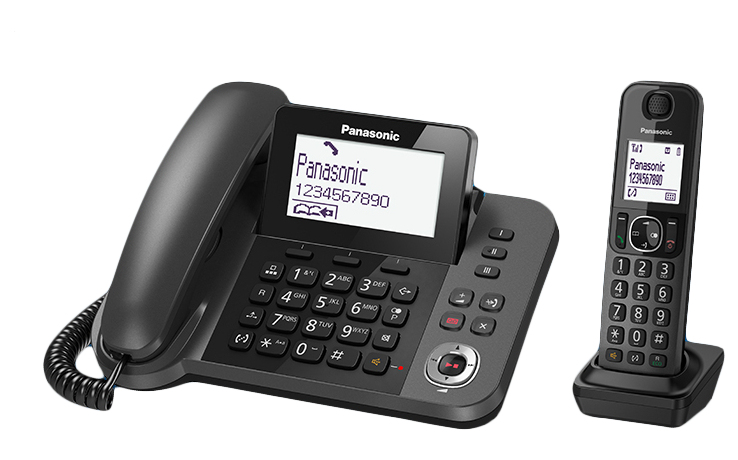 Panasonic KX-TGF320EXM - Telefono cordless con segreteria telefonica,