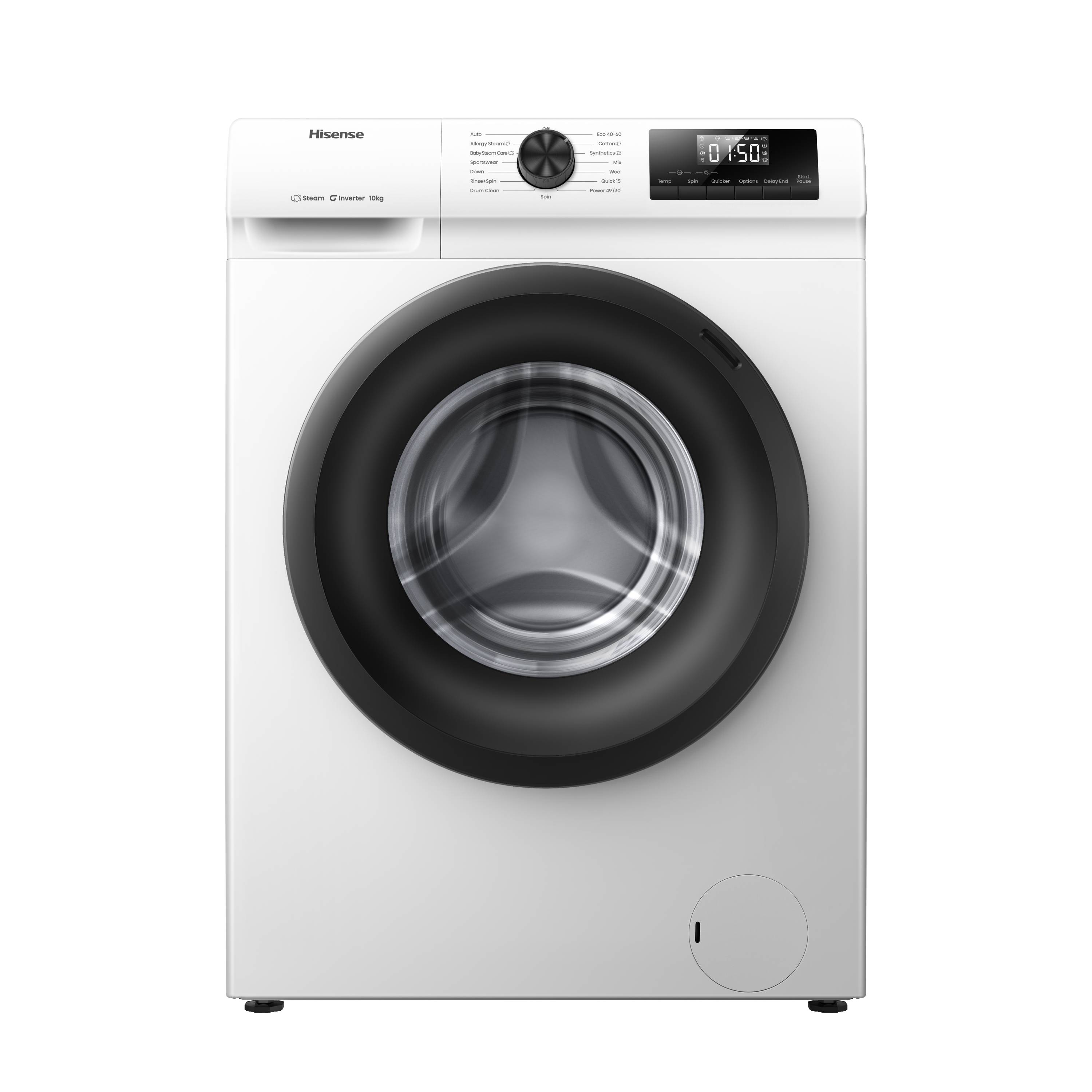 Hisense WF1Q1041BW lavatrice Caricamento frontale 10 kg 1400 Giri/min
