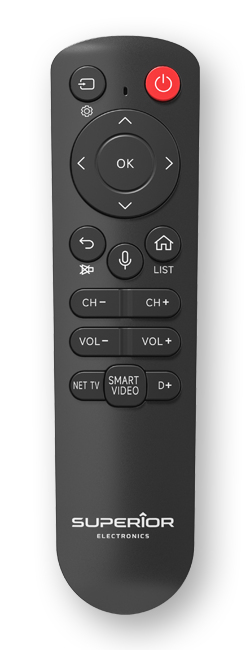 Superior SUPTBB002 telecomando Bluetooth TV Pulsanti