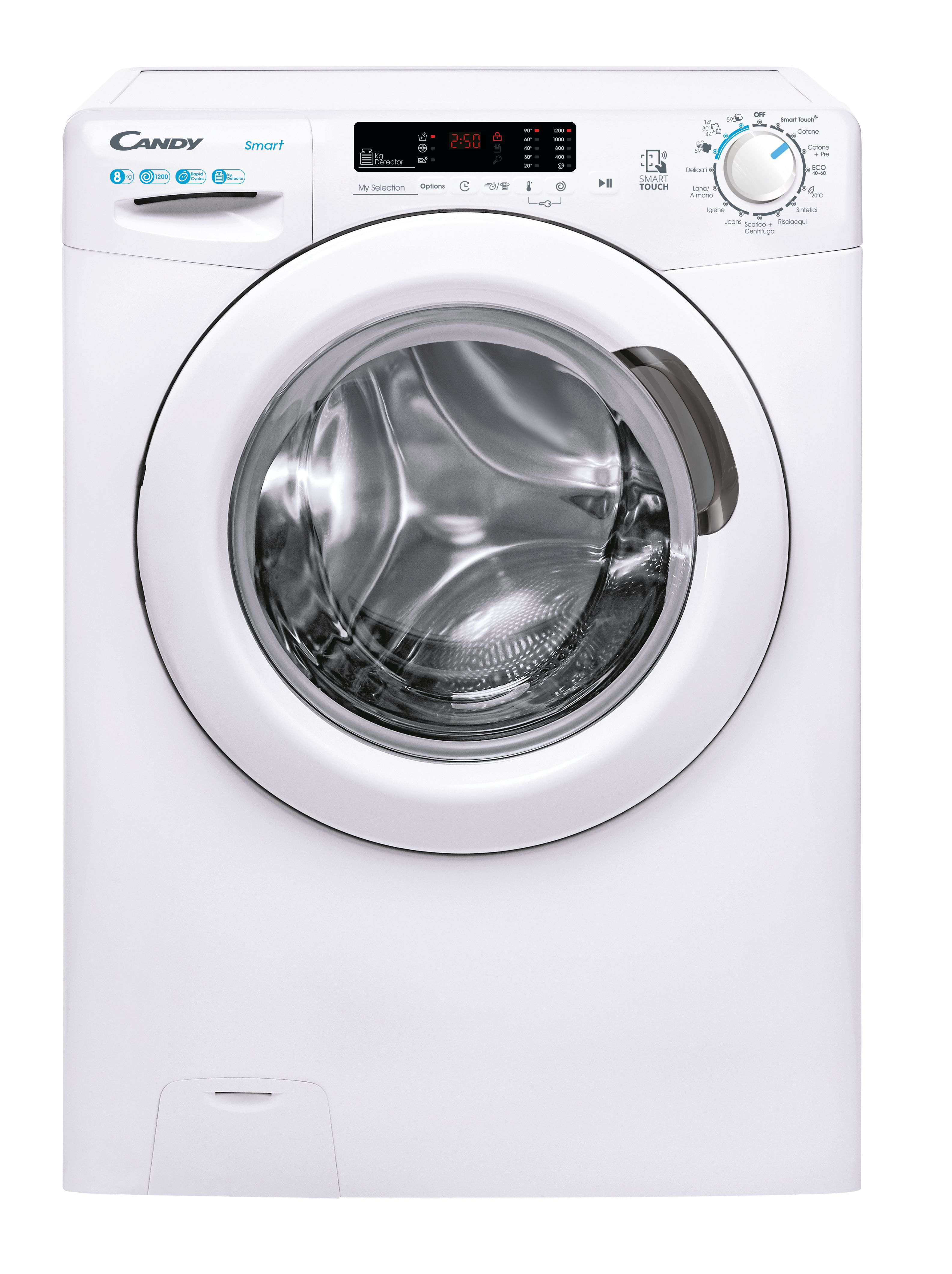 Candy Smart CS1282DE-11 lavatrice Caricamento frontale 8 kg 1200 Giri/
