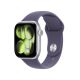 Apple Watch Series 11 GPS 42mm Cassa Alluminio Argento con Sport Band Viola Nebbia - M/L