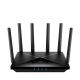 Cudy WR6500 router wireless Gigabit Ethernet Dual-band (2.4 GHz/5 GHz) Nero