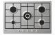 Candy Moderna CHW74WX Acciaio inox Da incasso 75 cm Gas 5 Fornello(i)