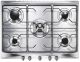 Smeg SE706SX3 piano cottura Argento Da incasso Gas