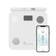 Techmade TM-SCALE2 bilance pesapersone Quadrato Bianco Bilancia pesapersone elettronica