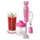 Sencor SHB 4468RS-EUE3 frullatore 0,7 L Frullatore ad immersione 1000 W Rosa, Acciaio inox