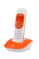 Brondi Nice Telefono DECT Identificatore di chiamata Arancione, Bianco