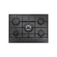 Glem Gas GT755NC piano cottura Nero Da incasso 70 cm 5 Fornello(i)
