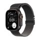 Apple Watch Ultra 3 GPS + Cellular 49mm Cassa Titanio Nero con Loop in maglia Milanese Titanio Nero - Medium