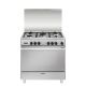 Glem Gas U855VI cucina Elettrico/Gas Acciaio inox