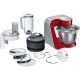 Bosch MUM58720 robot da cucina 1000 W 3,9 L Grigio, Rosso, Acciaio inox