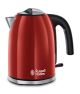 Russell Hobbs 20412-70 bollitore elettrico Nero, Rosso, Acciaio inox