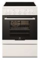 Electrolux EKC61360OW Cucina Elettrico Ceramica Nero, Bianco