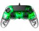 NACON PS4OFCPADCLGREEN periferica di gioco Verde, Trasparente USB Gamepad Analogico/Digitale PC, PlayStation 4