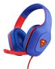 Trust GXT 415SM Zirox Auricolare Cablato A Padiglione Gaming Blu, Rosso