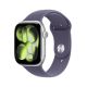 Apple Watch Series 11 GPS + Cellular 46mm Cassa Alluminio Argento con Sport Band Viola Nebbia - M/L