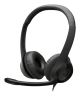Logitech H390 USB Auricolare Cablato A Padiglione Musica e Chiamate USB tipo-C Nero