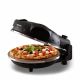 Ariete 917 Forno Pizza - Pizza in 4 minuti - Piastra in pietra refrattaria con trattamento antiaderente - Temperatura max 400° - 1200 Watt - Timer 30’ - Nero