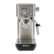 Ariete 1381 Macchina da caffè con manometro, compatibile con caffè in polvere e cialde ESE, 1300 W, Capacità 1,1 L, 15 bar di pressione, Filtro ½ tazze, Dispositivo Cappuccino, Silver