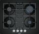 Bosch Serie 4 PNP6B6B90 Piano cottura a gas 60 cm Vetro temperato, Nero