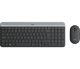 Logitech MK470 Kit Mouse e Tastiera Wireless per Windows, Ricevitore USB 2.4 GHz, ‎Sottile, Compatto, Silenzioso, Batteria Lunga Durata, PC/Laptop, Layout Italiano QWERTY, ‎Grigio