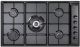De’Longhi NL 59 DD piano cottura Nero Da incasso 90 cm Gas 5 Fornello(i)
