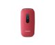 Panasonic KX-TU446EXR - Telefono per anziani a conchiglia, facile da usare, display leggibile, rosso