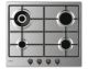 Candy Classic CHW6BR4WTX Acciaio inox Da incasso 60 cm Gas 4 Fornello(i)