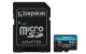 Kingston Technology Scheda microSDXC Canvas Go Plus Gen4 200MB/s A2 U3 V30 da 64 GB + adattatore