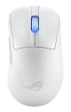 ASUS ROG Keris II Ace Wireless AimPoint White mouse Gaming Mano destra RF Wireless + Bluetooth + USB Type-A Ottico 42000 DPI