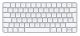 Apple Magic tastiera Universale USB + Bluetooth Inglese Alluminio, Bianco