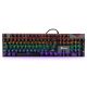 NGS ﻿﻿GKX-500, QWERTY, IT tastiera Gaming USB Italiano Nero