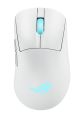 ASUS ROG Keris II Origin WHT mouse Gaming Mano destra RF Wireless + Bluetooth + USB Type-A Ottico 42000 DPI