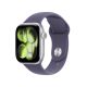 Apple Watch Series 11 GPS + Cellular 42mm Cassa Alluminio Argento con Sport Band Viola Nebbia - M/L
