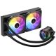 Antec Vortex Lum 240 ARGB Processore Kit di raffreddamento a liquido 12 cm Nero
