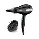 Imetec Asciugacapelli K7 2000, 2200W, Tecnoloiga a ioni, 2 velocità, 3 temperature, Colpo Aria Fredda, Convogliatore Stretto, Diffusore Professionale