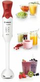 Bosch MSM64010 Frullatore a immersione ErgoMixx 450 W Bianco, Rosso