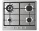 Candy Timeless CHG6BR4WX Acciaio inox Da incasso 60 cm Gas 4 Fornello(i)