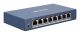 Hikvision DS-3E1508-EI switch di rete Gestito Gigabit Ethernet (10/100/1000) Blu