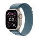 Apple Watch Ultra 3 GPS + Cellular 49mm Cassa Titanio con Alpine Loop Blu Chiaro - Large