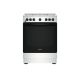 Indesit IS67G4PHX/E/1 Cucina Elettrico Gas Nero, Acciaio inox